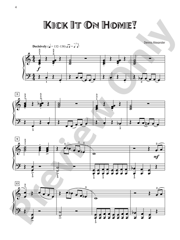 Five-Star Solos, Book 4: 9 Colorful Piano Solos - Piano (Digital Download)