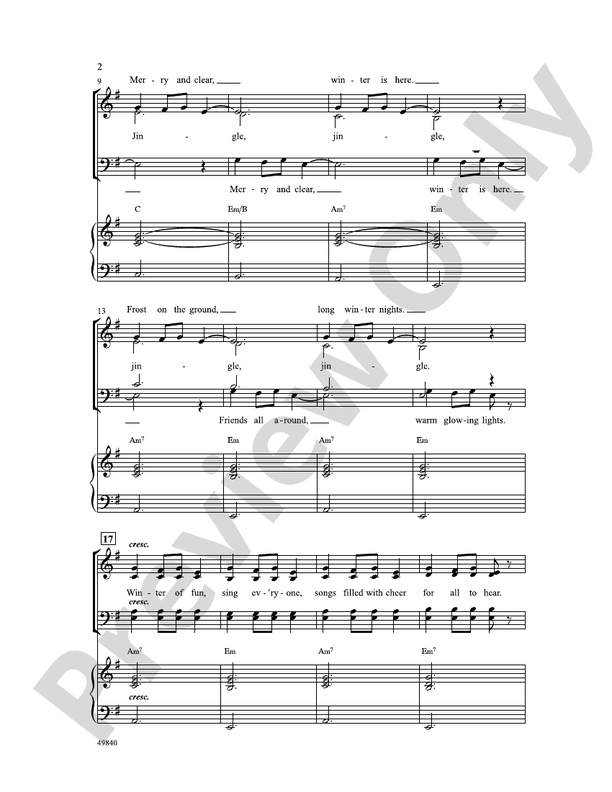 Winter Bells - SATB Choral Octavo (Digital Download)