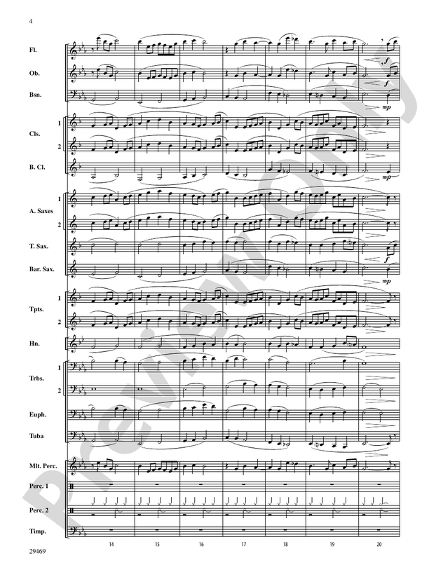 We Will Remember - Concert Band Conductor Score & Parts (Digital Download)