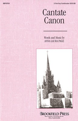 Cantate Canon - Anna Laura Page - 2-Part Brookfield Press Choral Score Octavo