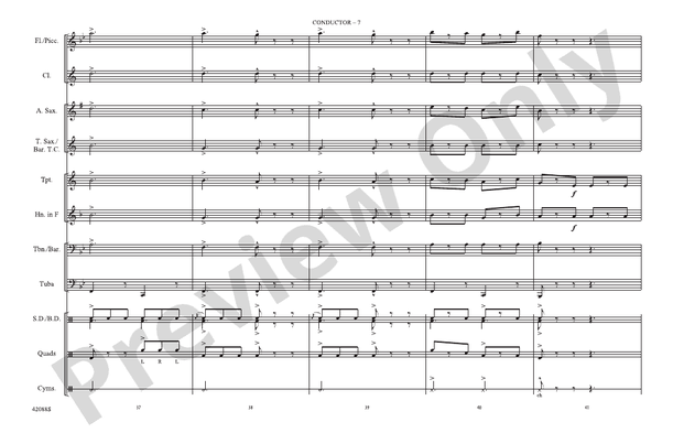 Funiculi, Funicula – Marching Band Conductor Score & Parts (Digital Download)