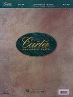 Carta Manuscript Paper No. 33 - Carta Part Paper - Various Authors Hal Leonard