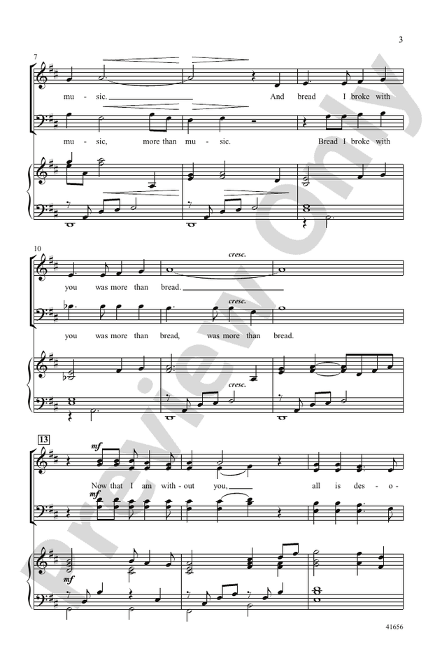 Music I Heard – SATB Choral Octavo (Digital Download)
