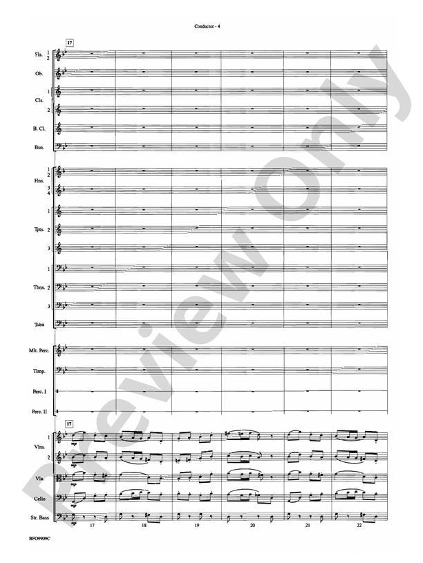 Carmen Suite – Ful Orchestra Conductor Score & Parts (Digital Download)