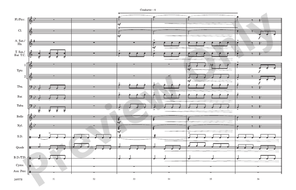 Superman Opener – Marching Band Conductor Score & Parts (Digital Download)
