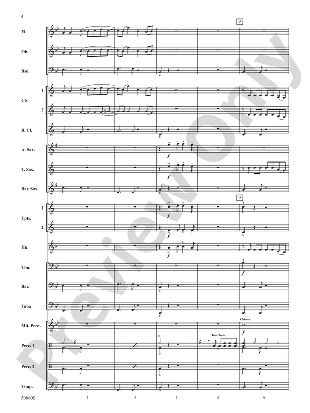 Made You Look - Concert Band Conductor Score & Parts (Digital Download)