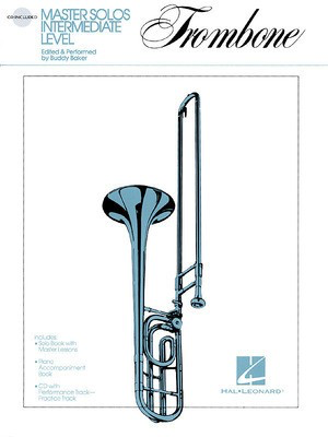 Master Solos Intermediate Level - Trombone - Book/CD Pack - Various - Trombone Linda Rutherford Hal Leonard /CD
