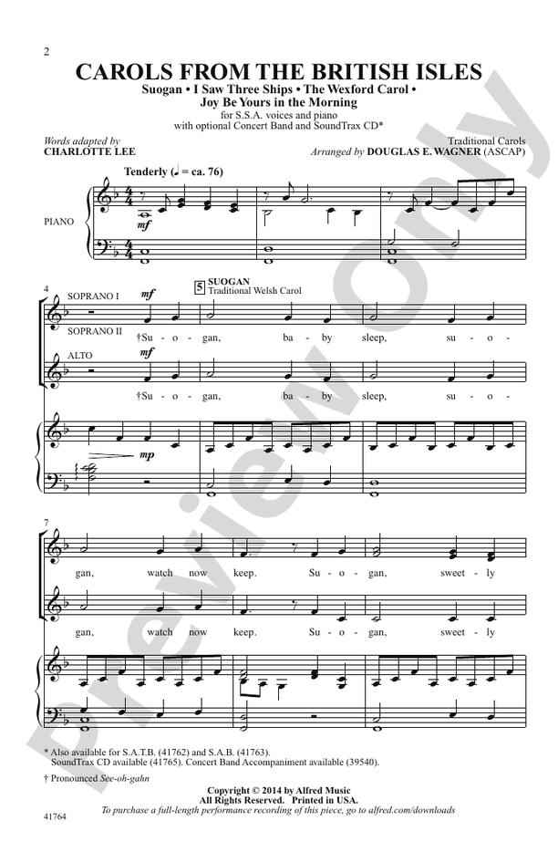 Carols from the British Isles – SSA Choral Octavo (Digital Download)