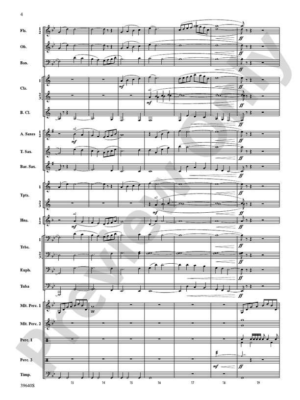 Ancient Carol Variants - Concert Band Conductor Score & Parts (Digital Download)