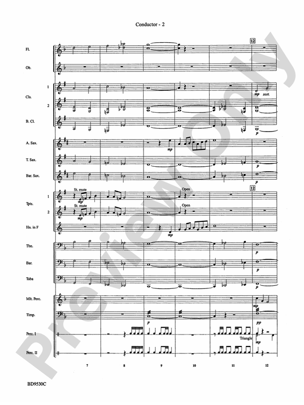 Shaker Variants - Concert Band Conductor Score & Parts (Digital Download)