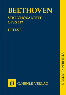 String Quartet Op. 127 E Flat - Study Score - Ludwig van Beethoven - G. Henle Verlag Study Score Score