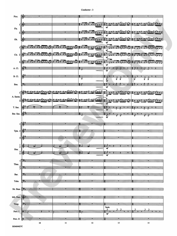 Tir Na Nog (A Celtic Legend) - Concert Band Conductor Score & Parts (Digital Download)