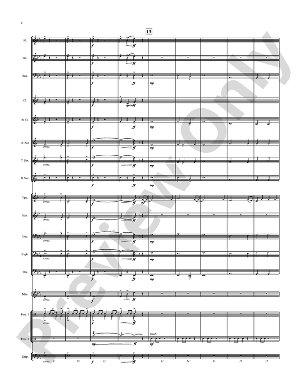 By the River's Edge (Grade 0.5) - Concert Band Conductor Score & Parts (Digital Download)