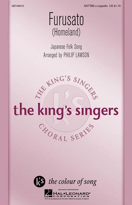 Furusato (Homeland) - Traditional Japanese Folk Song - SATTBB Philip Lawson Hal Leonard Choral Score Octavo