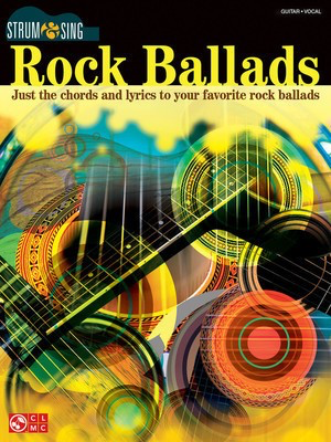 Rock Ballads - Guitar|Vocal Cherry Lane Music Easy Guitar with Lyrics & Chords