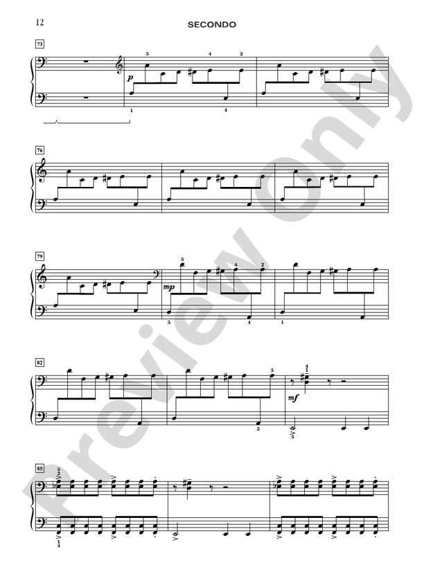 Bumble Boogie - 2 Pianos, 8 Hands (Digital Download)