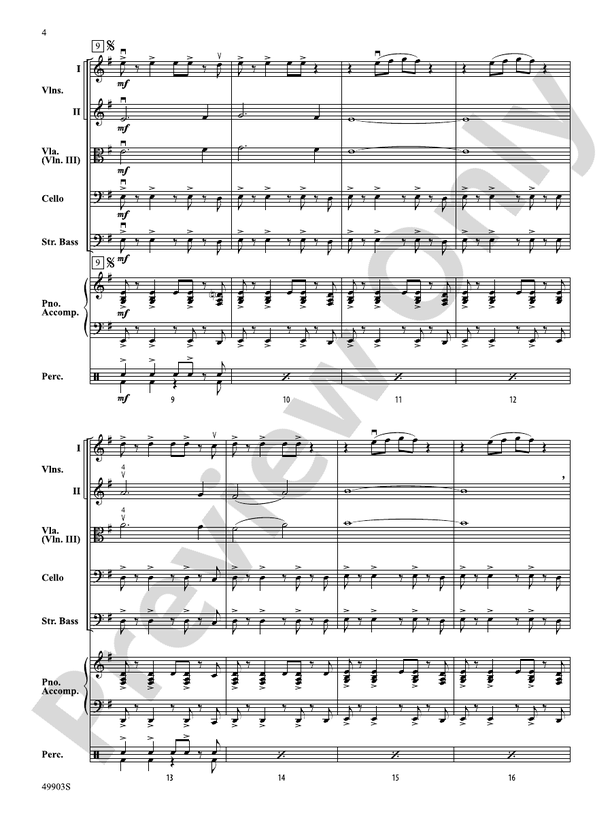 Galactic Nature - String Orchestra Conductor Score & Parts (Digital Download)