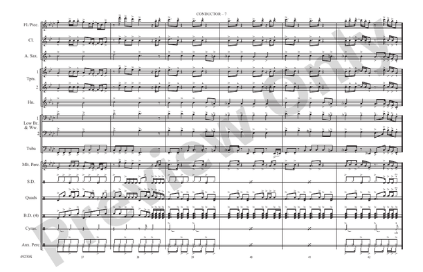 Levitating – Marching Band Conductor Score & Parts (Digital Download)