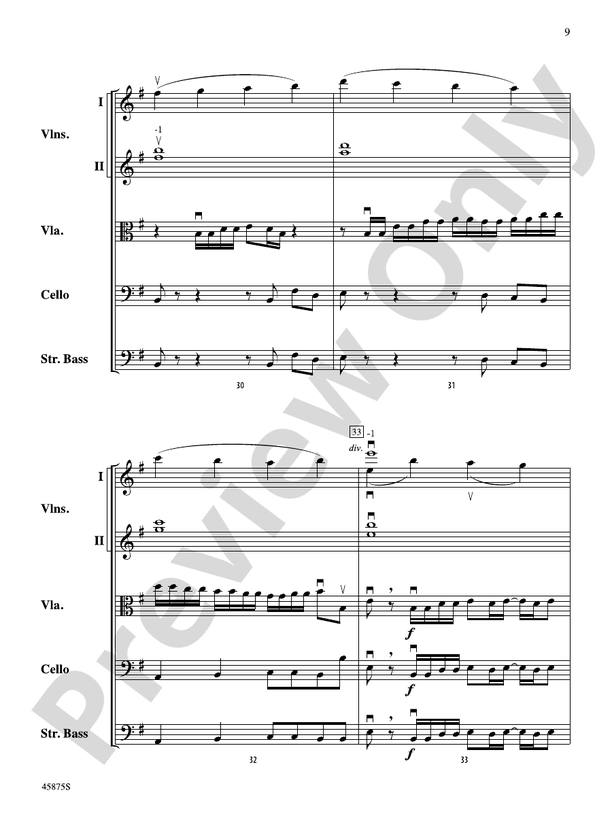 Swamp Thang - String Orchestra Conductor Score & Parts (Digital Download)