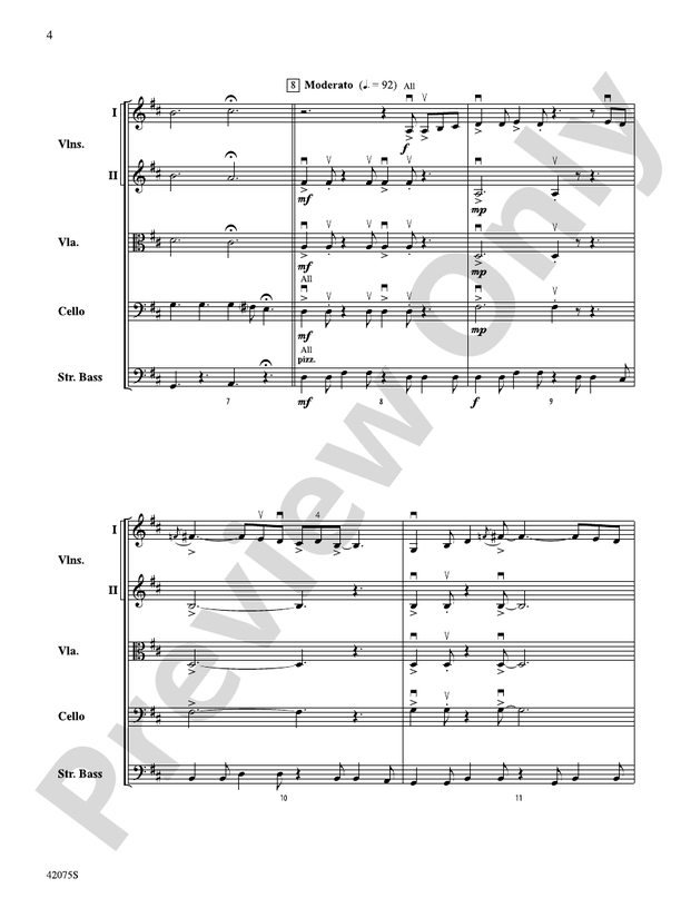 You Didn't Ask Me – String Orchestra Conductor Score & Parts (Digital Download)