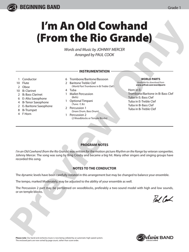 Iberian Escapades - Concert Band Conductor Score & Parts (Digital Download)