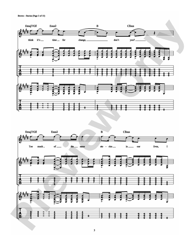 Stories - Guitar TAB (Digital Download)