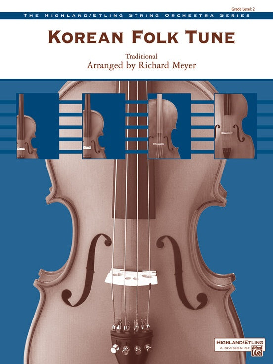 Korean Folk Tune – String Orchestra Conductor Score & Parts (Digital Download)