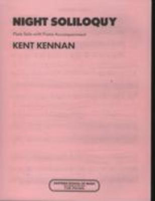 Night Soliloquy - Flute Solo with Piano Accompaniment - Kent Kennan - Flute Carl Fischer