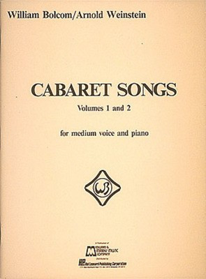 Cabaret Songs - Volumes 1 and 2 - Voice and Piano - William Bolcom - Vocal Edward B. Marks Music Company
