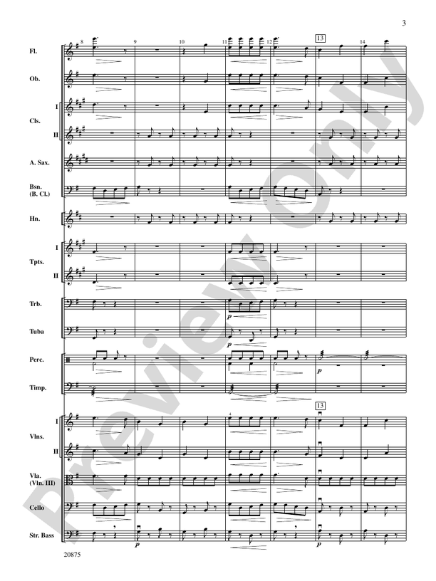 Thunder and Lightning Polka – Full Orchestra Conductor Score & Parts (Digital Download)