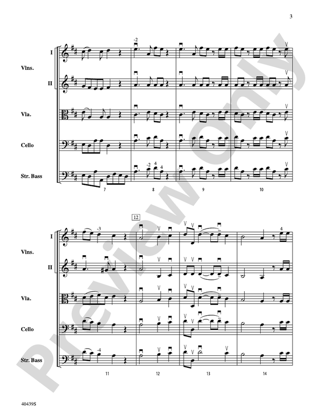 Hallelujah Chorus – String Orchestra Conductor Score & Parts (Digital Download)