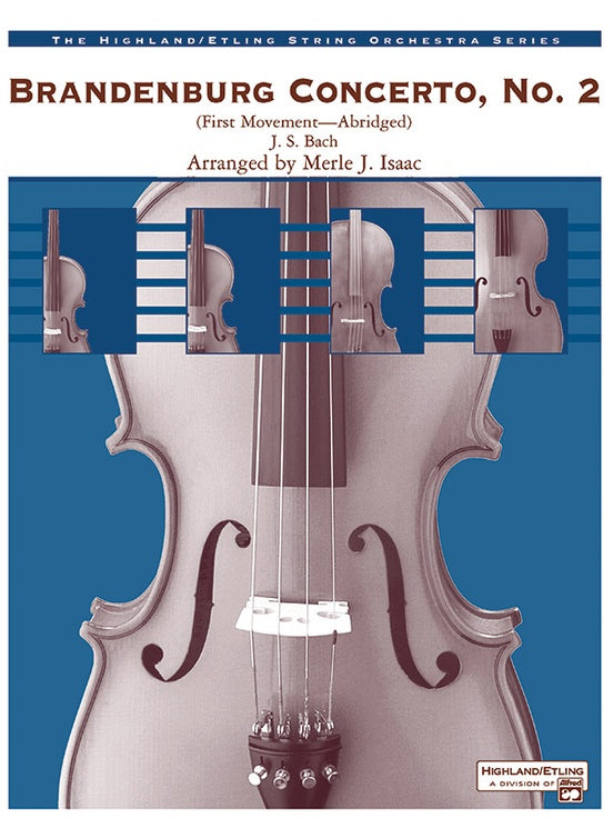 Brandenburg Concerto No. 2 – String Orchestra Conductor Score & Parts (Digital Download)