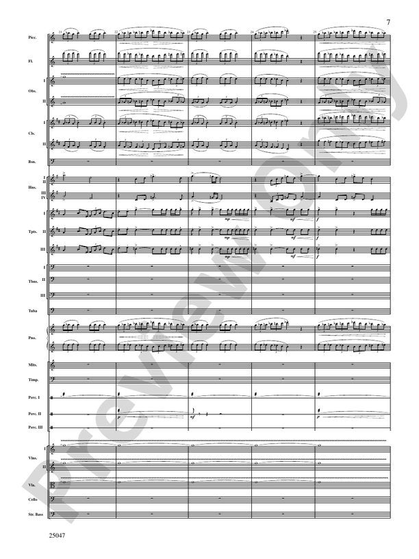 The Winds of Poseidon – Full Orchestra Conductor Score & Parts (Digital Download)