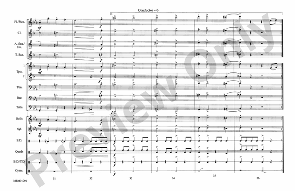 Sleigh Ride – Marching Band Conductor Score & Parts (Digital Download)