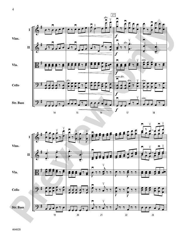 Gallop and Walk – String Orchestra Conductor Score & Parts (Digital Download)