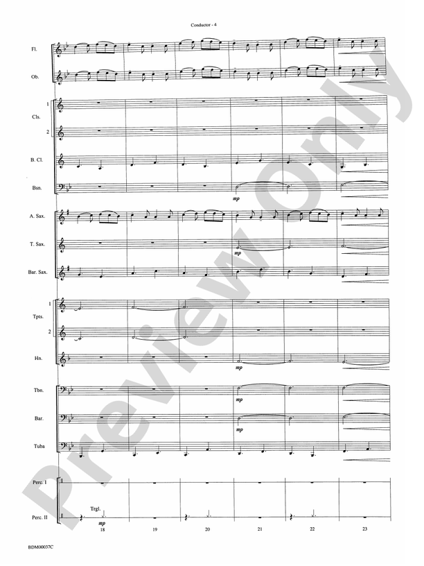 Fantasia on the "Dargason" - Concert Band Conductor Score & Parts (Digital Download)