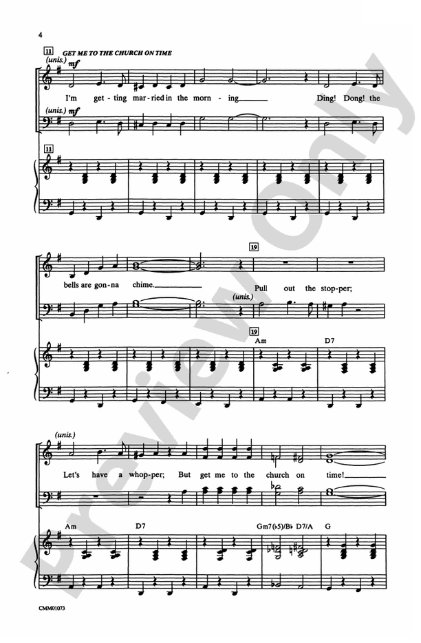 My Fair Lady (Choral Selections) – SATB Choral Octavo (Digital Download)
