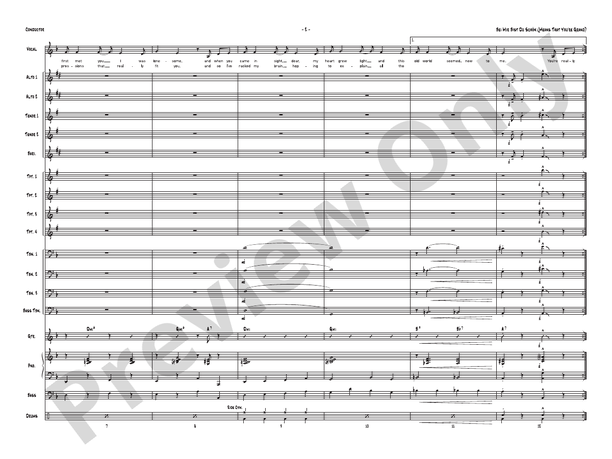 Bei Mir Bist Du Schon (Means That You're Grand) – Jazz Ensemble Conductor Score & Parts (Digital Download)