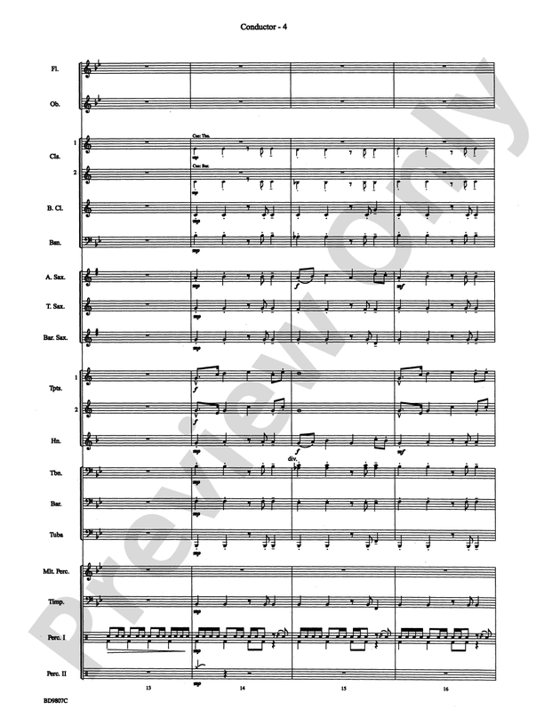 Fields of Kent - Concert Band Conductor Score & Parts (Digital Download)