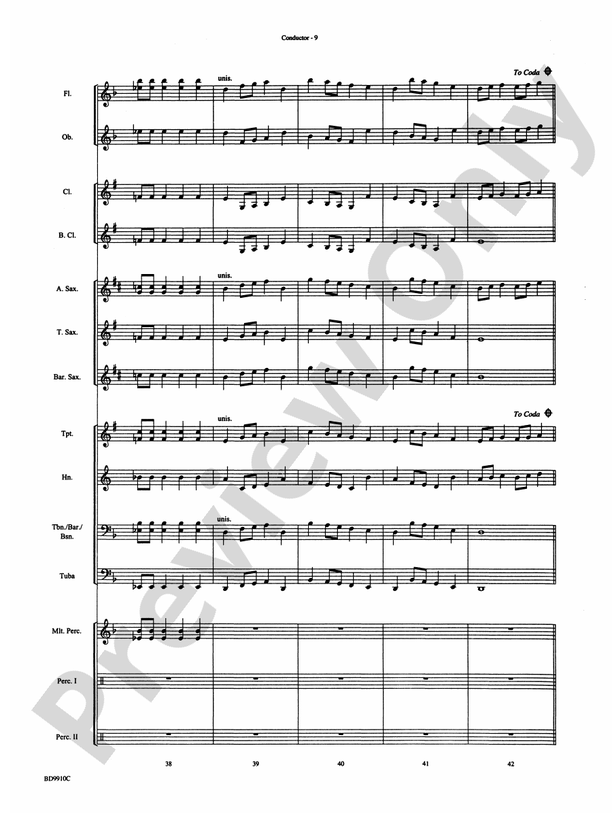Voodoo Dance - Concert Band Conductor Score & Parts (Digital Download)