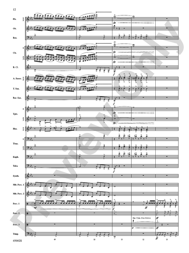 Winds of Change - Concert Band Conductor Score & Parts (Digital Download)