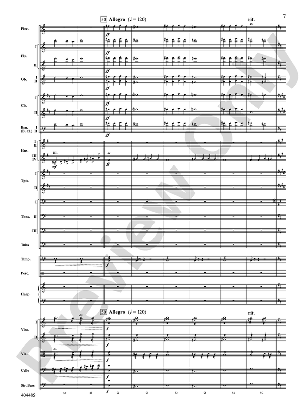 Romeo and Juliet Overture – Belwin Full Orchestra Conductor Score & Parts (Digital Download)