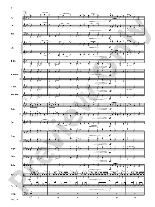 Beyond the Riverbend - Concert Band Conductor Score & Parts (Digital Download)