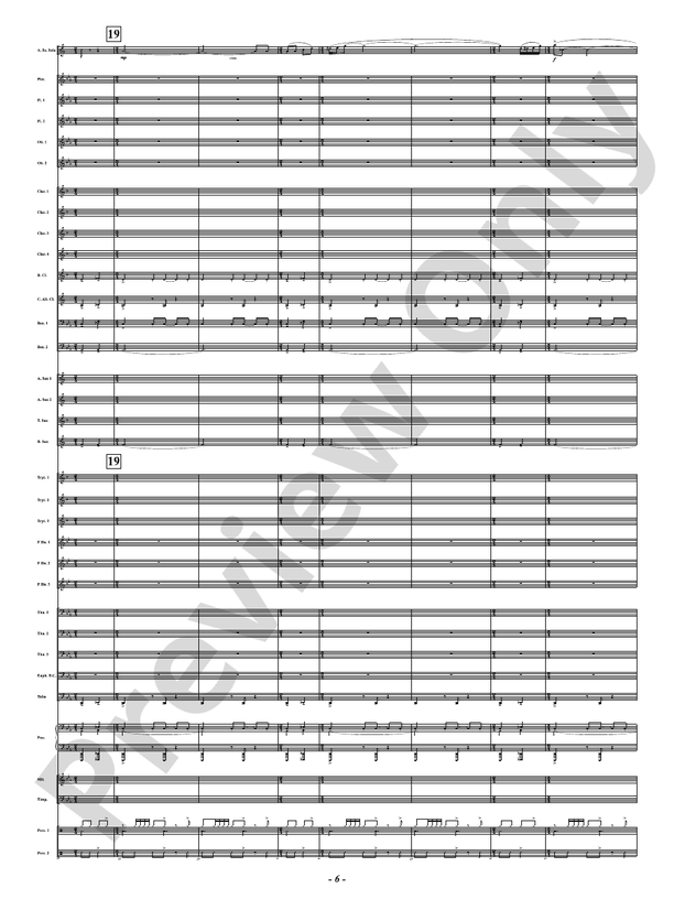 The Dance - Mvt. 1 from Three Conversations with Matisse - Concert Band Conductor Score & Parts (Digital Download)