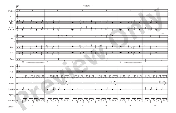 La Serpiente (The Snake) – Marching Band Conductor Score & Parts (Digital Download)