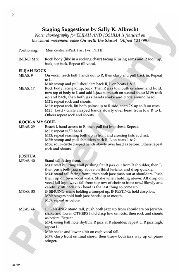 Elijah and Joshua – 2-Part/SSA Choral Octavo (Digital Download)