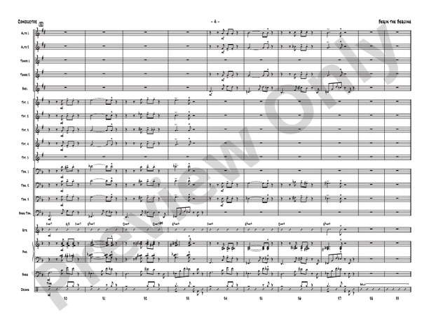 Begin the Beguine (Arr. Mike Crotty) - Jazz Ensemble Conductor Score & Parts(Digital Download)
