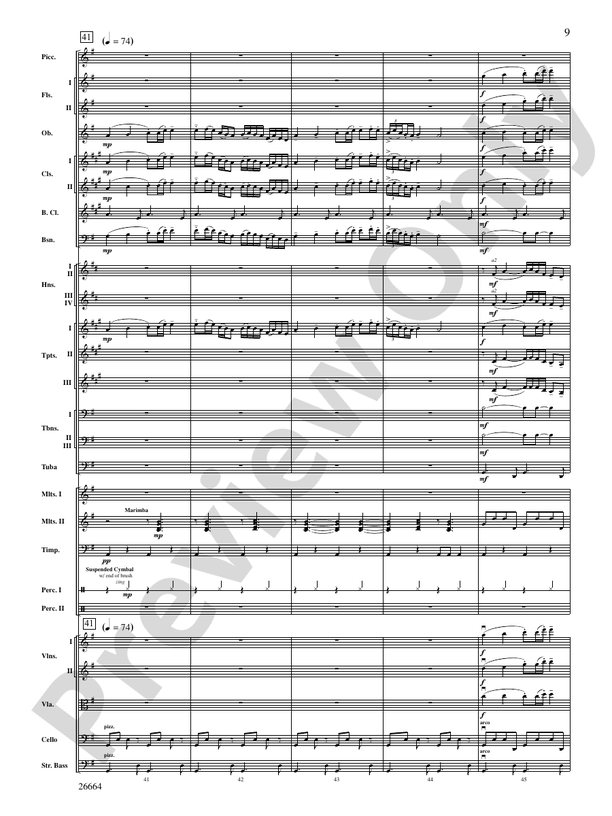 Tatarian Dances – Full Orchestra Conductor Score & Parts (Digital Download)