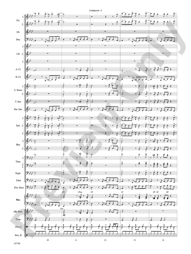 Rolling Stones: The Music Tour - Concert Band Conductor Score & Parts (Digital Download)