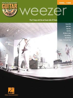 Weezer - Guitar Play-Along Volume 106 - Guitar Hal Leonard Guitar TAB with Lyrics & Chords /CD